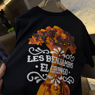 Les Benjamins Logo Appliquéd %100 Cotton Tshirt