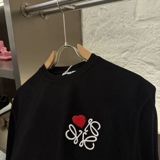 LOEWE Logo Appliquéd %100 Cotton Tshirt