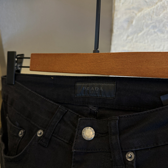 Prada Milano Slim Fit Exported Jean Siyah
