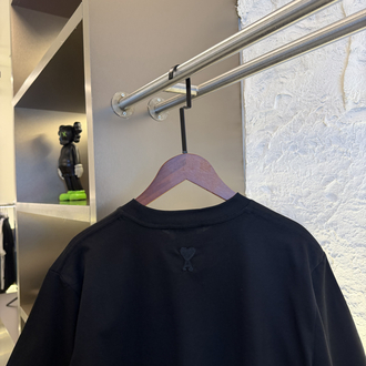 Ami Paris Logo Appliquéd %100 Cotton Tshirt