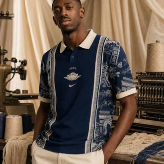 Christian Dior x NIKE Dembele Special Edition Polo Yaka Tshirt