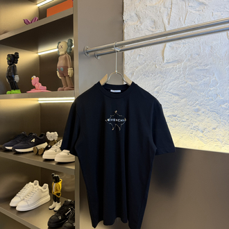 GIVENCHY %100 Cotton Logo Appliquéd Tshirt