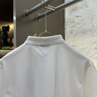 Ami Paris Logo Appliquéd %100 Cotton Polo Tshirt