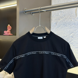 Calvin Klein Logo Appliquéd %100 Cotton Tshirt