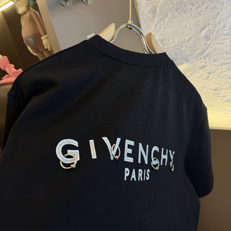 GIVENCHY %100 Cotton Logo Appliquéd Tshirt