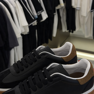 Loro Piana Leather Summer Walk Sneakers