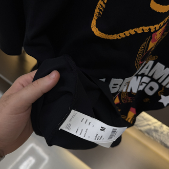 Les Benjamins Logo Appliquéd %100 Cotton Tshirt