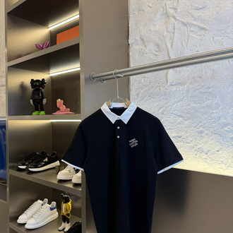Louis Vuitton Logo Appliquéd %100 Cotton Polo Tshirt
