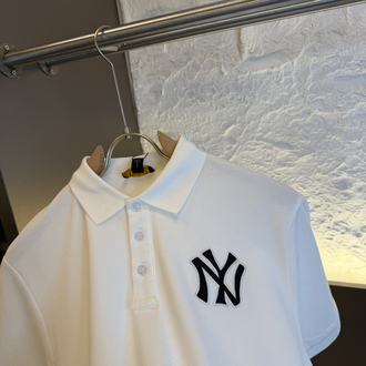 Ralph Lauren NY Logo Appliquéd %100 Cotton Polo Tshirt