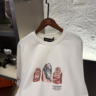 Les Benjamins Oversized Fit %100 Cotton Sweatshirt