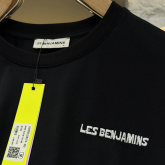 Les Benjamins Logo Appliquéd %100 Cotton Tshirt