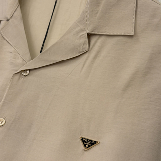 Prada Milano İthal Logo Appliquéd Shirt Gömlek