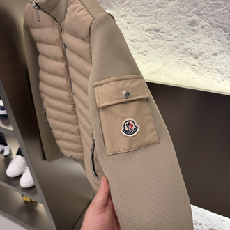 Moncler Premium Örme Ceket (Krem)