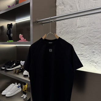 LOEWE Logo Appliquéd %100 Cotton Tshirt