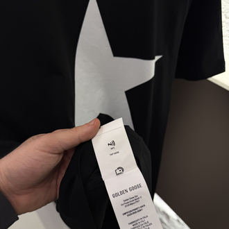 Golden Goose %100 Cotton Logo Appliquéd Tshirt