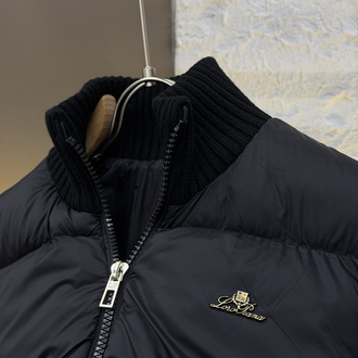 Loro Piana Premium Örme Ceket (Siyah)