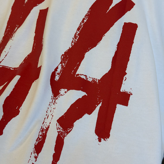 44 LABEL  Logo Appliquéd %100 Cotton Tshirt