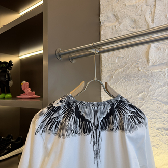 Marcelo Burlon Logo Appliquéd %100 Cotton Tshirt