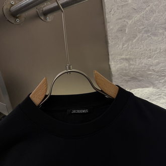 Jacquemus Logo Appliquéd %100 Cotton Tshirt