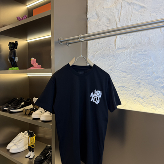 All Saints Logo Appliquéd %100 Cotton Tshirt