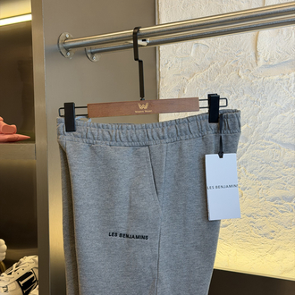 Les Benjamins Logo Appliquéd %100 Cotton Track Short