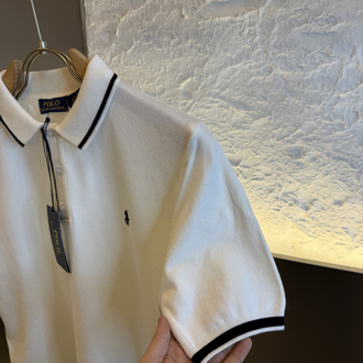 Ralph Lauren Logo Appliquéd %100 Cotton Knitwear