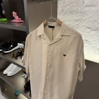 Prada Milano İthal Logo Appliquéd Shirt Gömlek