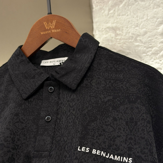 Les Benjamins Classics %100 Cotton Polo Tshirt Siyah