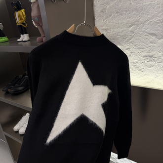 Golden Goose Premium %100 Pamuk Triko Kazak