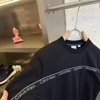 Calvin Klein Logo Appliquéd %100 Cotton Tshirt