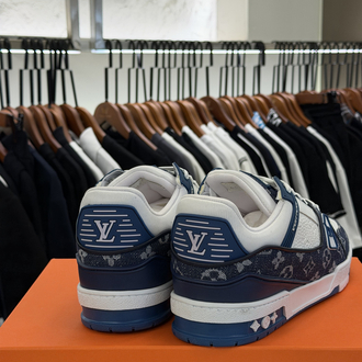Louis Vuitton Leather Trainer Sneakers