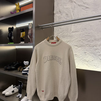 Diesel Premium %100 Pamuk Triko Kazak Kahve