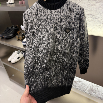 Prada Milano Premium %100 Pamuk Triko Kazak