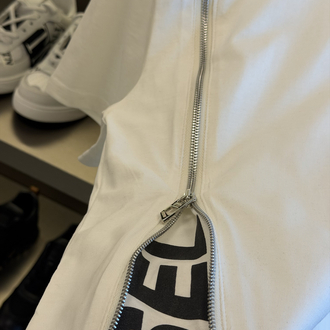 Diesel Logo Appliquéd %100 Cotton Tshirt
