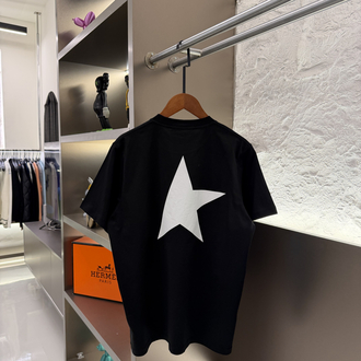 Golden Goose %100 Cotton Logo Appliquéd Tshirt