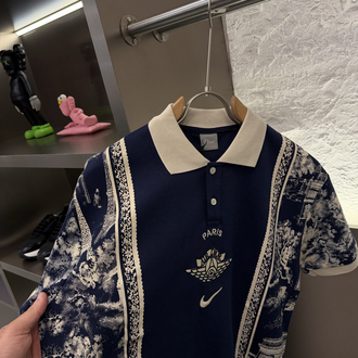 Christian Dior x NIKE Dembele Special Edition Polo Yaka Tshirt