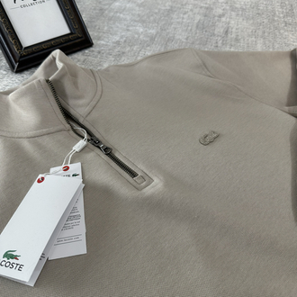 LC PREMIUM KALİTE(A) Detay Fermuar Polo Yaka Tona Ton Bej