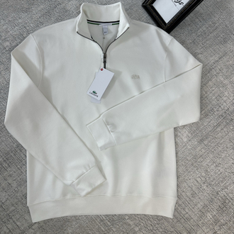 LC PREMIUM KALİTE(A) Detay Fermuar Polo Yaka Tona Ton Beyaz