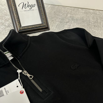 LC PREMIUM KALİTE(A) Detay Fermuar Polo Yaka Tona Ton Siyah