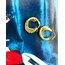 S.Steel - Çelik , Gold Küpe