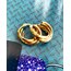 S.Steel - Çelik , Gold Küpe