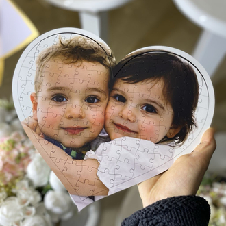 Kişiye Özel Ahşap Çocukluk anısı puzzle 