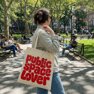 Public Space Lover Tote Bag