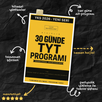 30 Günde TYT PARÇALATAN Program (Özel Seri)