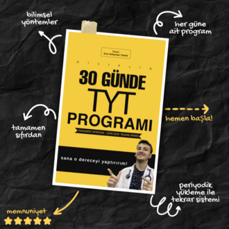 30 Günde TYT PARÇALATAN Program (2027)