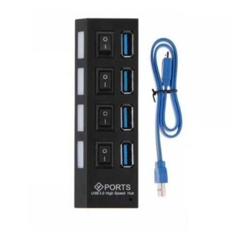 4 Port USB 3.0 Çoklayıcı On Off Anahtarlı