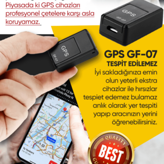 Powermaster GF07 Araç Takip Cihazı (2G Sim Kart İle Çalışır