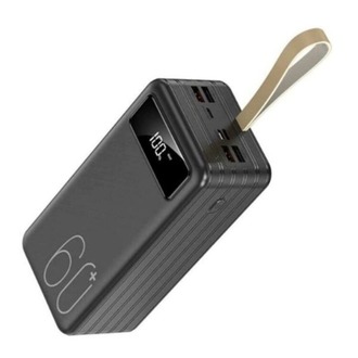 60.000 Mah Powerbank Taşınabilir Dijital Göstergeli Çoklu Kablolu 4usb Girişli El Fenerli