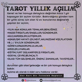 TAROT YILLIK AÇILIM