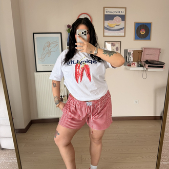 KIRMIZI CHERRY ŞORT